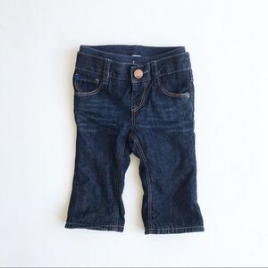 Babygap EUC dark wash pull up jeans EUC 3-6 months